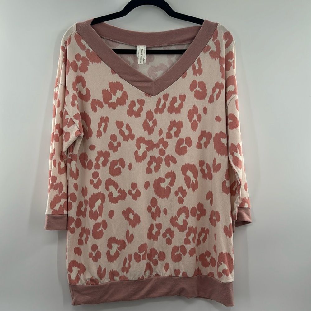 3For$20 Now N Forever Pink/Cream Animal Print size M